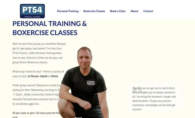 PT54 - Personal Training & Boxercise Classes