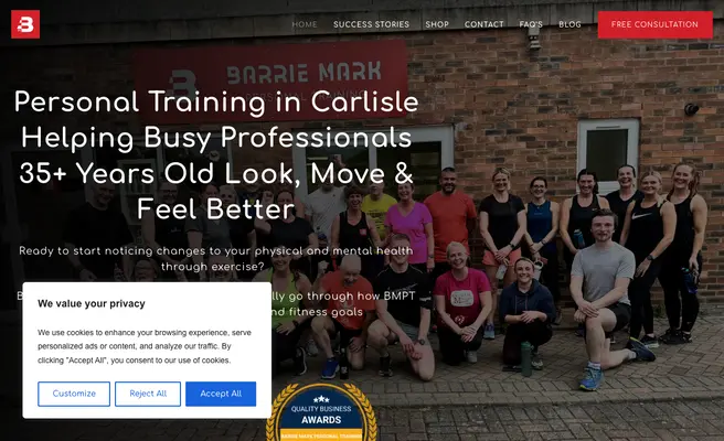 Barrie Mark Personal Training Gym- Carlisle