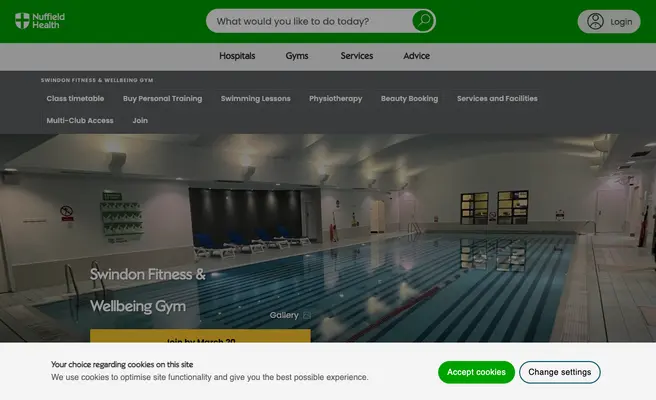 Nuffield Health Swindon Fitness & Wellbeing Gym
