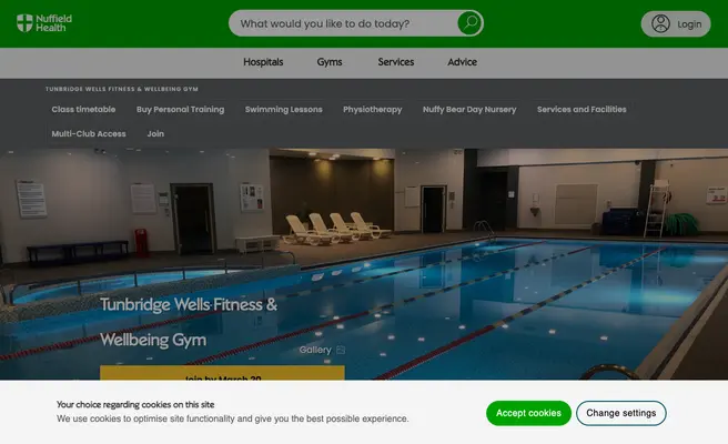 Nuffield Health Tunbridge Wells Fitness & Wellbeing Gym