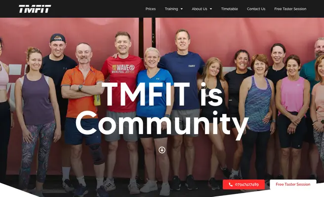 TMFIT Personal Training Gym & Fitness Studio Chelmsford
