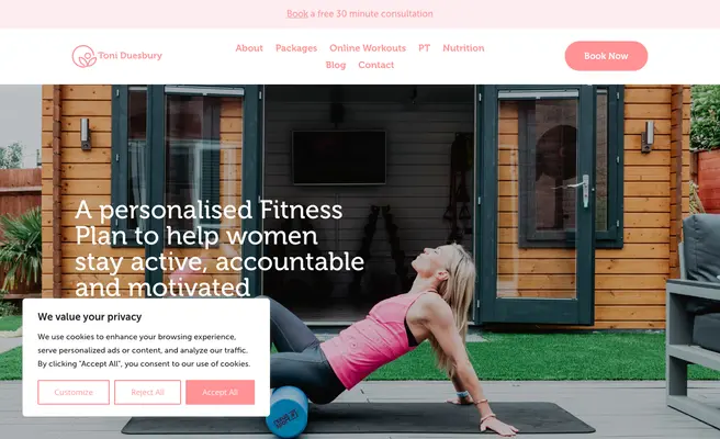 Toni Duesbury Female Personal Trainer