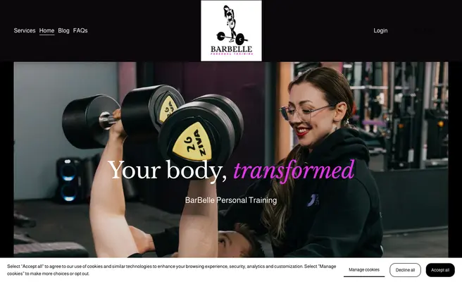 Barbelle Personal training