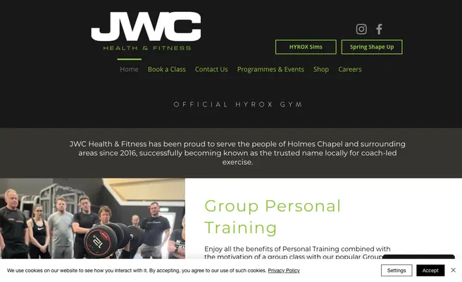 JWC Health & Fitness - Holmes Chapel