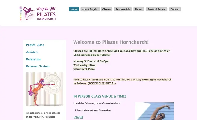 Pilates Hornchurch: Angela Gill