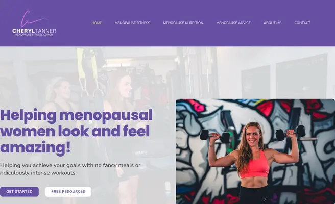 Cheryl Tanner Menopause Fitness Coach