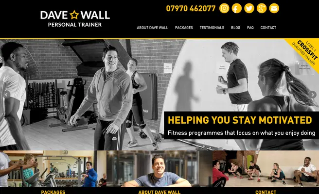 Dave Wall Personal Trainer