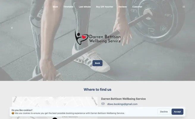 Darren Bettison Wellbeing Service
