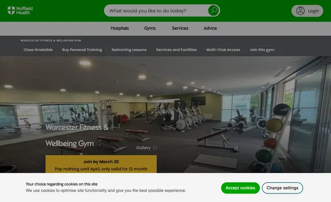 Nuffield Health Worcester Fitness & Wellbeing Centre