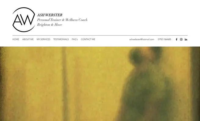 Ash Webster Personal Trainer & Wellness Coach Brighton & Hove