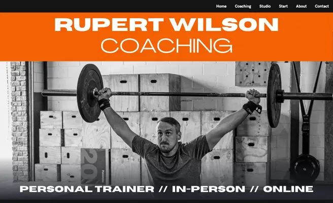 Coach Rupert Wilson