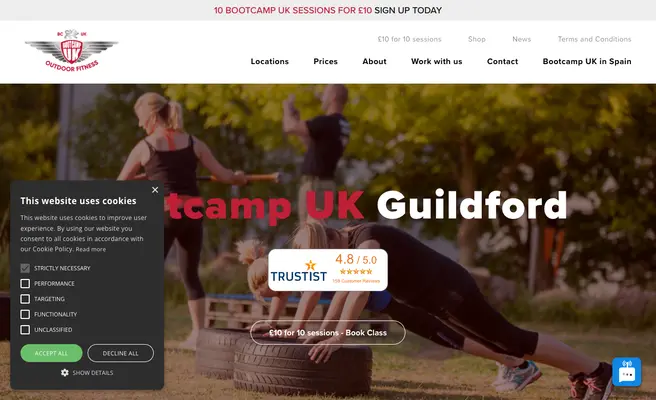 Bootcamp UK Guildford - Outdoors Fitness Classes in Guildford