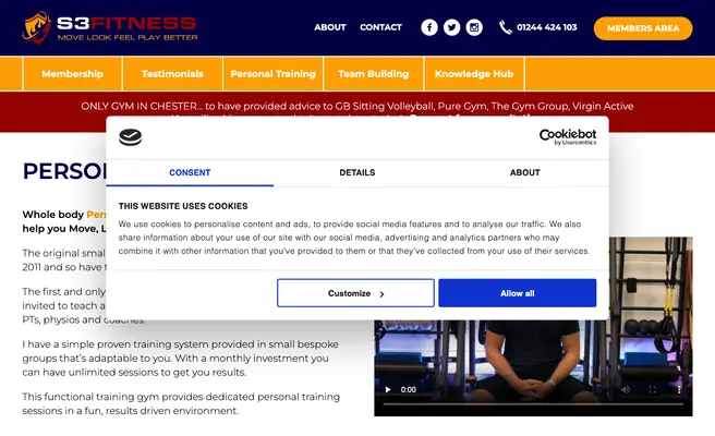 Chester Personal Trainer & Gym | S3 Fitness