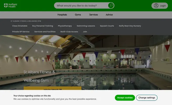 Nuffield Health St Albans Fitness & Wellbeing Gym