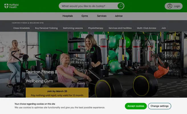 Nuffield Health Taunton Fitness & Wellbeing Gym