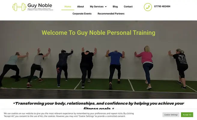 Guy Noble Personal training