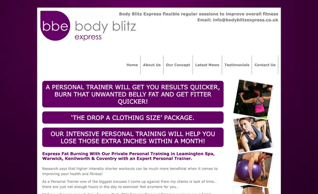 Leamington Spa Personal Training - Body Blitz Express