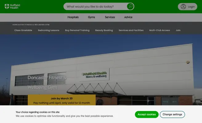 Nuffield Health Doncaster Fitness & Wellbeing Centre