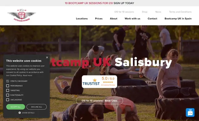 Bootcamp UK Salisbury -Outdoors Fitness Classes in Salisbury