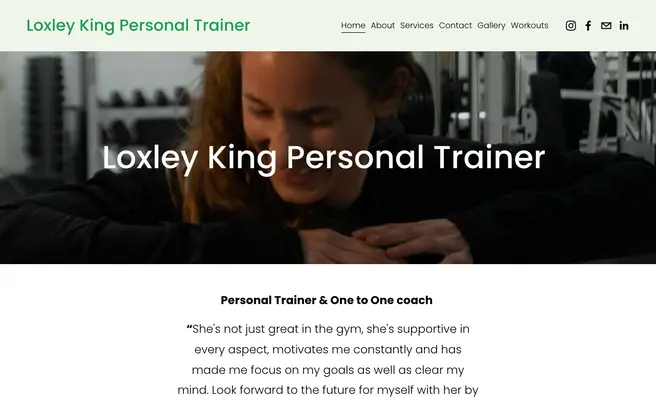 Loxley King Personal Trainer