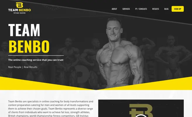 Team Benbo Physique Coaching
