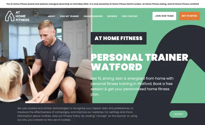At Home Fitness Personal Trainer Watford