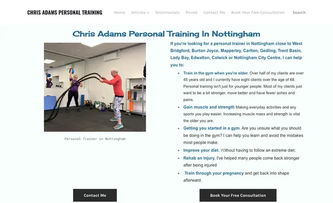 Chris Adams Personal Training